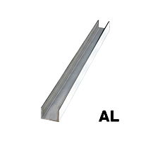 Профиль алюминиевый П-образный 25х40х25х1.5 мм
