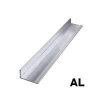 Алюминиевый уголок 80х40х3 мм матовый