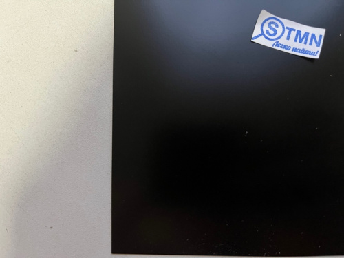 Лист окрашенный 0.7 мм ral 9005 глубокий черный фото 3