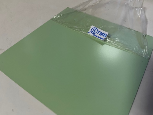 Лист окрашенный 0.5 мм ral 6019 бело-зеленый фото 4