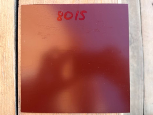 Лист окрашенный 0.5 мм ral 8015 каштаново-коричневый фото 5