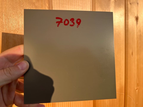 Лист окрашенный 0.7 мм ral 7039 кварцевый серый фото 2