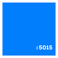 Лист окрашенный 0.7 мм ral 5015 небесно-синий