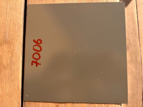 Лист окрашенный 0.5 мм ral 7006 бежево-серый фото 2