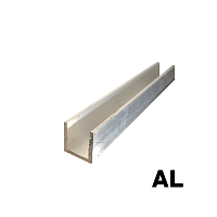 Профиль алюминиевый П-образный 13х13х13х1.5 мм